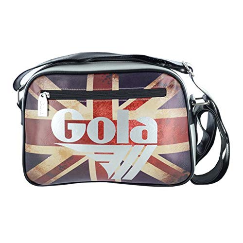 Gola - Bolso cruzados para mujer Black/Metallic Silver W30 CM X 8 X H22 CM