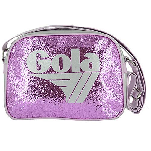 Gola - Bolso Cruzados para Mujer Pink-Silver W30 CM X 8 X H22 CM