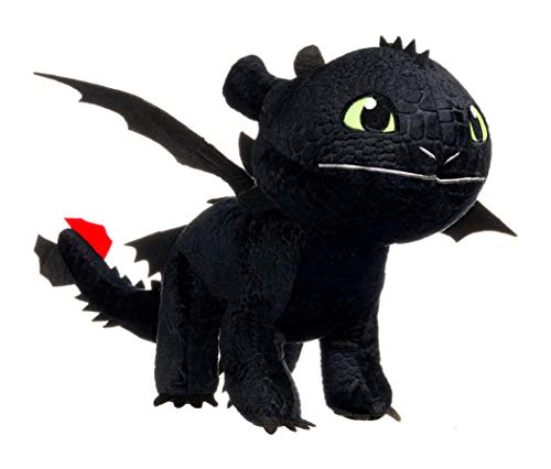 HTTYD Dragones de peluche (30 cm - 43 cm - 45 cm - 65 cm - 70 x 85 cm - 90 x 110 cm, sin diente negro)