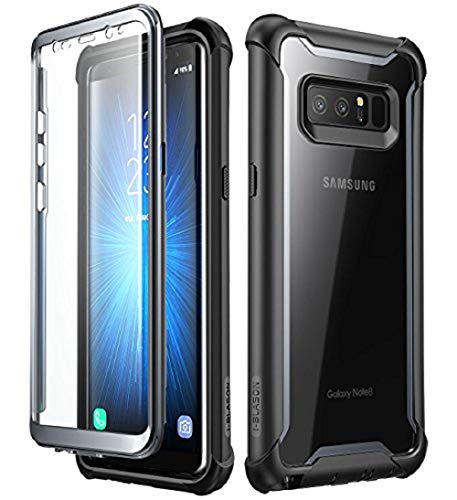 i-Blason Funda Galaxy Note 8 [Ares] 360 Grados Carcasa Completa con Protectores de Pantalla Incorporados para Samsung Galaxy Note 8 (2017) Negro