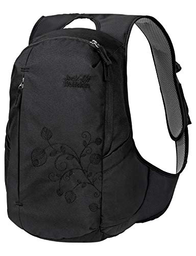 Jack Wolfskin Ancona mochila Poliéster Negro - Mochila para portátiles y netbooks (Poliéster, Negro, Monótono, 600 D, Bolsillo frontal, Bolsillo lateral, Cremallera)