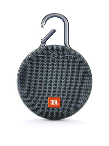 JBL Clip 3 - Altavoz inalámbrico portátil con Bluetooth, pparlante resistente al agua (IPX7), hasta 10h de música continua, azul