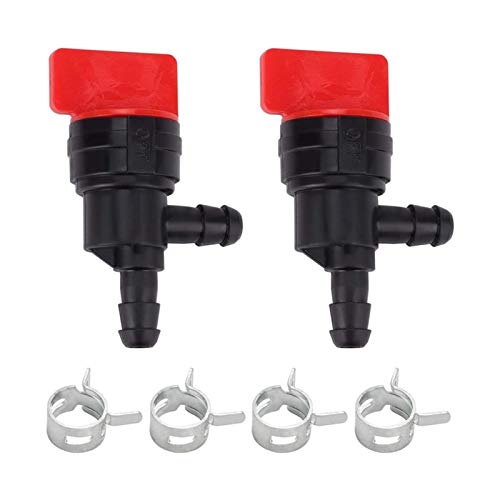 JCMY Válvula, Válvula Solenoide O Shut 2 Piezas de 1/4 Pulgada de 90 Grados de Combustible con Agua, Aire, etc.