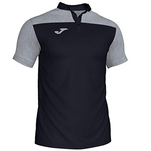 Joma Combi Polos Caballero, Hombre, Negro/Gris, XL