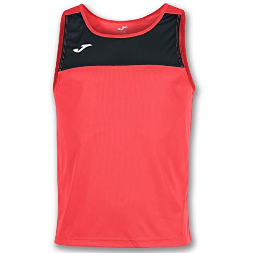 Joma Race Camisetas Caballero, Hombres, Coral/Negro, XL