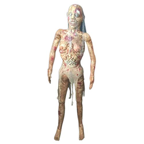 Kapokilly 2020 Zombie Halloween Decoration, Creepy Zombie Ghost Scary Bloody Body Zombie Escape Haunted House Bar Props, 2170g / 950g.