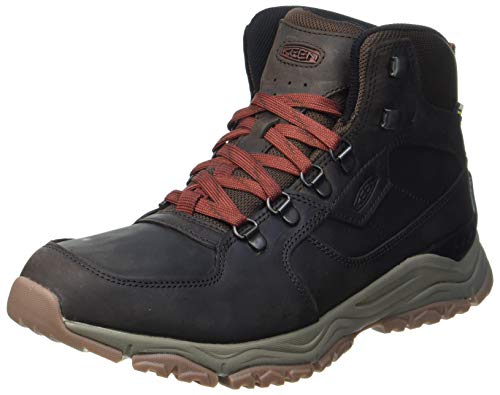 KEEN Innate Leather Mid Height Waterproof, Botas para Senderismo Hombre, Ladrillo de castaño, 40 EU