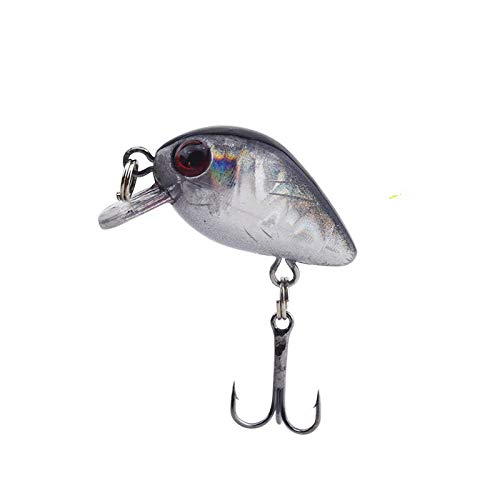 KEMEILIAN DYYP0309 10 unids/Set 3cm 1.5g Mini Crankbait Pesca Agua Poco Profunda Wobbler Surd Bait Zigzag Cebo Durable