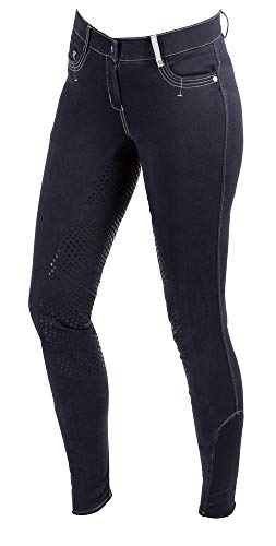 Kerbl Basicplus - Pantalones de equitación para Mujer, Color Azul, Talla 36