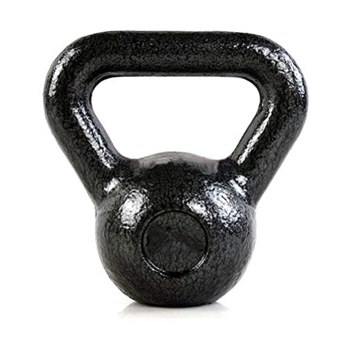 Kettlebells AGYH Hierro Fundido Pesas Rusas, El Entrenamiento De Fuerza Máquinas De Ejercicios De Elevación Levantar La Bola De Pesas, Negro, 4kg/5kg/6kg/8kg/10kg/12kg/15kg/16kg/20kg/24kg