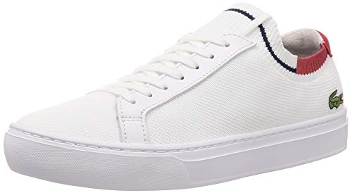 Lacoste La Piquee 120 1 CMA, Zapatillas Hombre, Wht/Red/Nvy, 44 EU