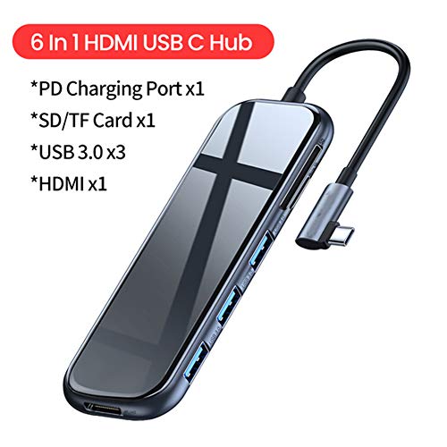 Lay USB Tipo C HUB A HDMI RJ45 Multi USB 3.0 USB3.0 Adaptador De Corriente para Aire De Macbook Pro Dique 3 Puerto USB-C USB HUB Hab,E