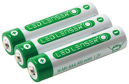 LED Lenser 7749 3 x AAA NiMH Recargables batería 1,2 V/900 mAh Negro
