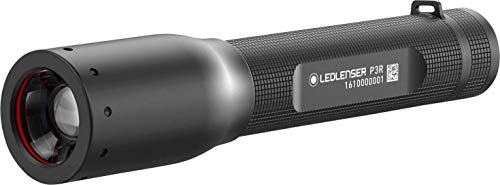 Led Lenser P3R Bolígrafo - Linterna (Bolígrafo linterna, Negro, Aluminio, Botones, Giratorio, IPX4, 1 lámpara(s))