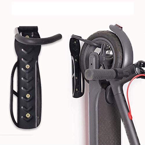 Linghuang Gancho de Pared para Colgar Bicicleta Soporte De Montaje En Pared para Bicicleta De Montaña para Xiaomi M365 / M365 Pro/Ninebot ES1 ES2 Accesorios de Scooter Eléctrico Carga Máxima 30 kg