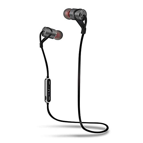 LW Auricular Bluetooth D9 Sport Inalámbrico Bluetooth 4.1 Orejas Colgantes Teléfono estéreo binaural Universal, Uso Deportivo de Viaje, reducción de Ruido Impermeable y Resistente al Sudor