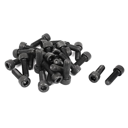 M 5 x 20 mm 12,9 de aleación de acero hexagonal y tornillos con cabeza gorra negro 30 piezas