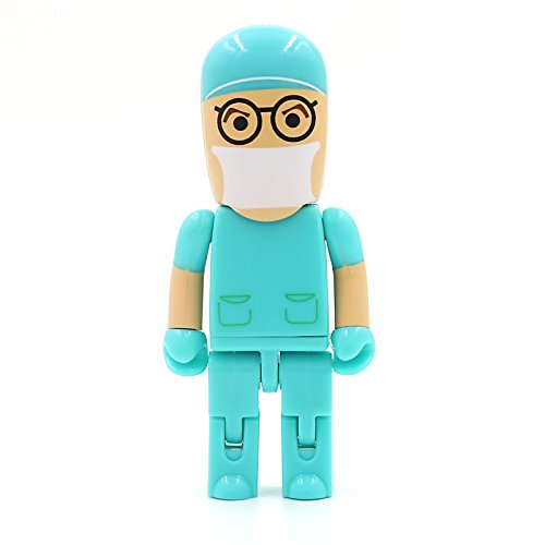 Médico Hospital Cirujano 8 GB - Doctor Hospital - Memoria Almacenamiento de Datos – USB Flash Pen Drive Memory Stick