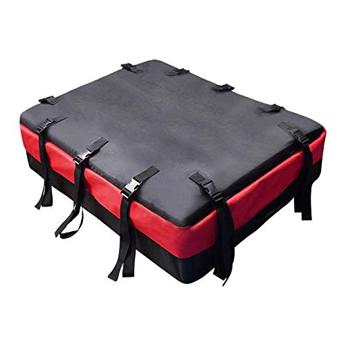 MHO+ALL Bolsa de Equipaje de Techo,Adecuado para Todos Los Vehículos con/Sin Bastidor Plegable 220 litros，10 Correas Reforzadas Adecuado para Coches, Furgonetas, SUV