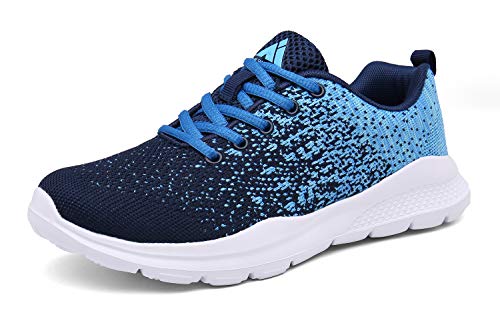 Mishansha Zapatillas de Running para Hombre Casual Mujer Zapatos de Fitness Azul 40