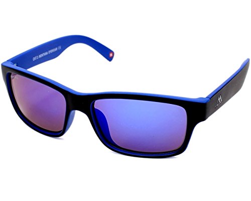 MONTANA MS27 Gafas, Multicolor (Negro/Azul/Revo Azul), Talla única Unisex Adulto