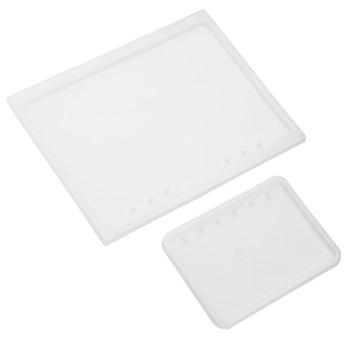 Mootea 2 unids/set A5 A7 Notebook forma molde de silicona para Diy resina de epoxy Crystal cubierta de la libreta