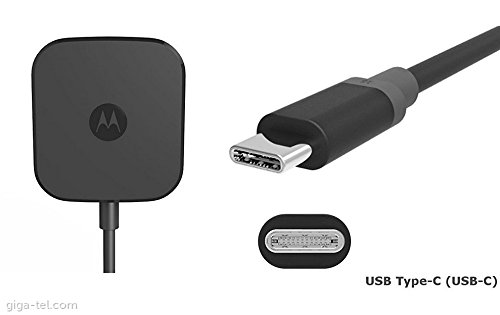 Motorola cargador Turbo Power 15, 15W, USB-tipo C, Negro