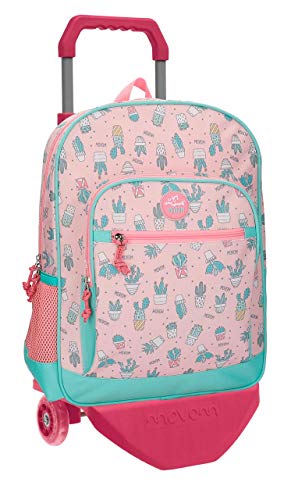 Movom Cactus Mochila con Carro Rosa 31x42x13 cms Poliéster 16.93L