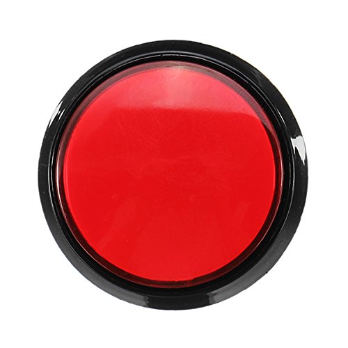 MYAMIA 45Mm Rojo Azul Amarillo Verde Blanco Led Push Botón para Consola De Juego De Arcade Controlador DIY-Rojo