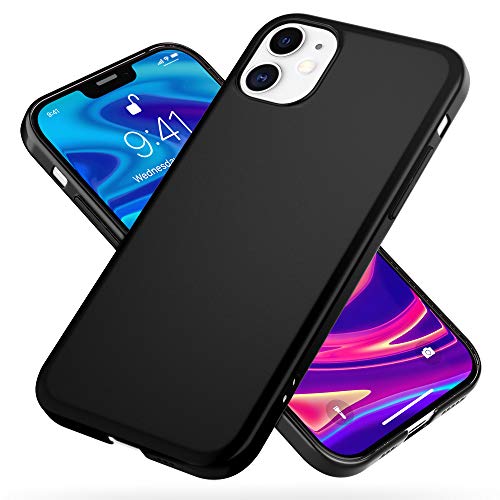 NALIA Carcasa Rigida Compatible con iPhone 12 Mini Funda, Slim Hardcase Acabado Mate Delgado Protectora Resistente, Case Cover Dura Telefono Movil Proteccion Cubierta Estuche, Color:Negro