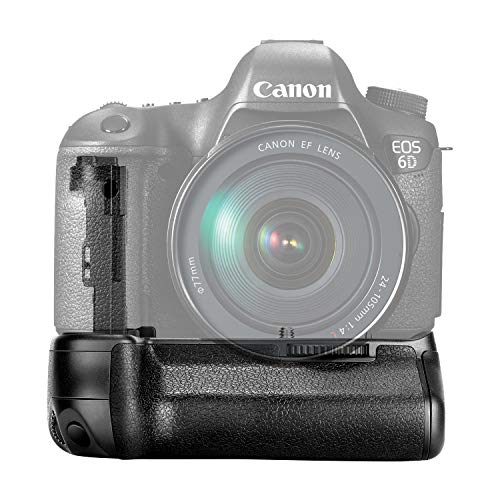 Neewer Reemplazo vertical Battery Grip - Empuñadura vertical para Canon EOS 6D (equivalente a Canon BG-E13)