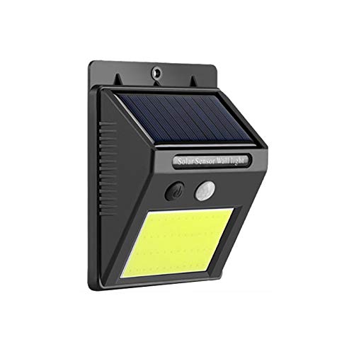 offershop Lámpara Faro Destacar Ligero Energía Solar 48 Led Sensor Movimiento Impermeable Externo