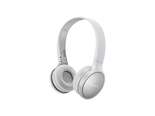 Panasonic RP-HF410BE-W- Auriculares Inalámbricos Minimalistas (Bluetooth, Unidad Control 30 mm, Imán de Neodimio, Plegable, 20h Duración, Control Voz, Carga Rápida) Color Blanco