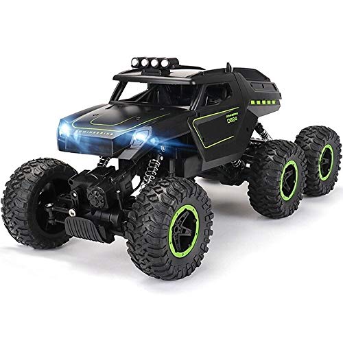 PETRLOY El coche teledirigido, Escala 1:16 RC coche todo terreno Hobby eléctrico de alta velocidad de camiones Rock Crawlers 4WD de ruedas 4x4 36 kmh inalámbrico por control remoto Coches automóviles