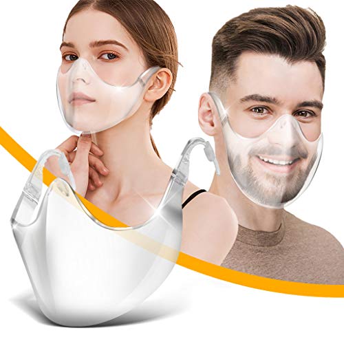 PIASNHAOAH4 1 Piezas ??????????? De Montar Transparente Reutilizable PláStico para Adultos con ProteccióN Facial Duradera