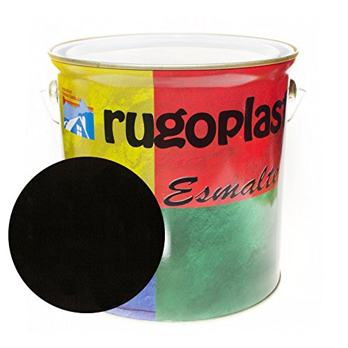 Pintura esmalte sintético de alta calidad ideal para pintar hierros, rejas, portones, puertas, ventanas, madera... Brillante / Satinado / Mate / Forja / Aluminio Plata / Metalizado Varios Colores (0,750Ml, Negro Satinado) Envío GRATIS 24 h.