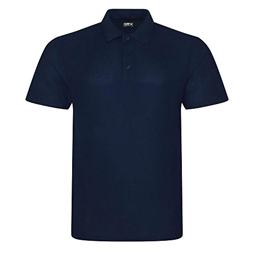 PRORTX Pro RTX - Polo Modelo Pro Pique Para Hombre (Extra Grande (XL)/Azul Marino)