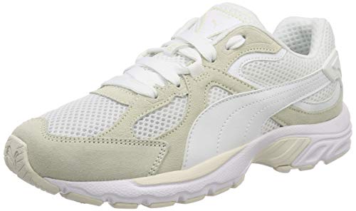 PUMA Axis Plus SD, Zapatillas Unisex Adulto, Blanco White/Whisper White, 38 EU