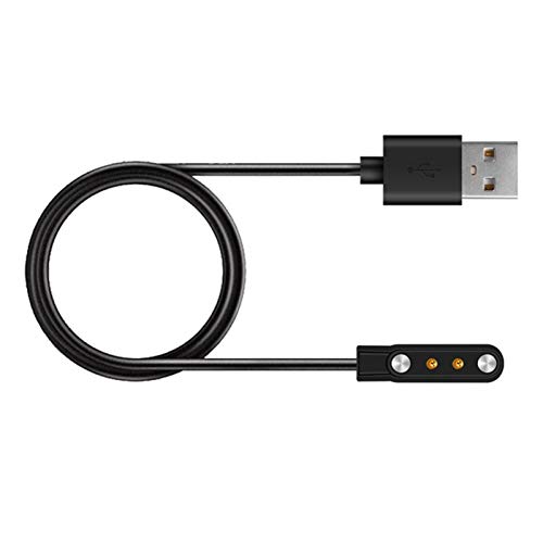 Qians Cable De Carga Adaptador De Cargador De Base para Reloj Inteligente Cable De Carga USB Magnético Cable De Base Cable para Reloj Deportivo Inteligente First-Rate