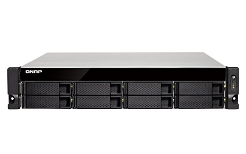 QNAP TS-863XU Ethernet Rack (2U) Black NAS - Unidad Raid (HDD,SSD, Serial ATA III, 2.5,3.5", 0, 1, 5, 6, 10, 50, 60, JBOD, FAT32,HFS+,NTFS,ext3,ext4, 2 GHz)