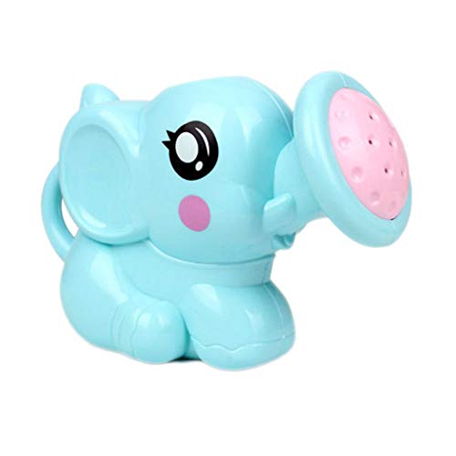 Rekkles Color al Azar del recién Nacido plástico Elefante regadera Juguetes reemplazo para el baño natación del bebé baño Ducha Spray Herramienta Agua Juguetes