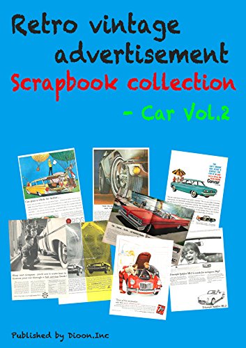 Retro vintage advertisement Scrapbook collection - Car Vol.2 (English Edition)