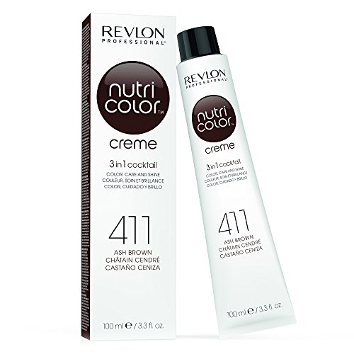 Revlon, Cuidado del pelo y del cuero cabelludo - 100 ml, 411 Castaño (8432225089270)