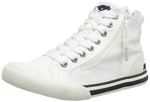 Rocket Dog Jazzin Hi, Zapatillas Altas Mujer, Blanco (12a Canvas White J00), 37 EU