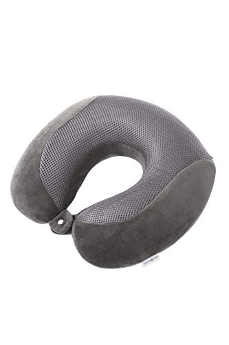 SAMSONITE Global Travel Accessories - Memory Foam Pillow Cooler Almohada de viaje 30 centimeters 1 Gris (Eclipse Grey)