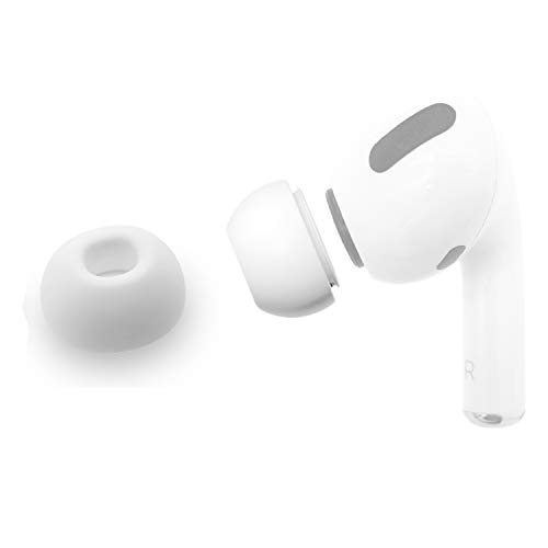 sciuU Almohadilla para Auriculares Compatible con Apple AirPods Pro, Funda Cubierta de Auriculares de Repuesto, Ear Tips de Silicona Suave Goma Accesorios - 1 par * Talla S