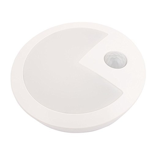 Sensor de luz DealMux Ronda 3xAAA batería de sonido LED infrarrojo inductivo lámpara del cuerpo humano