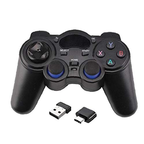 shentaotao Mando de Juegos inalámbrico Juego de Palanca de Mando portátil manija del Juego Joystick con convertidor USB Tipo de Adaptador para Juegos 1PC