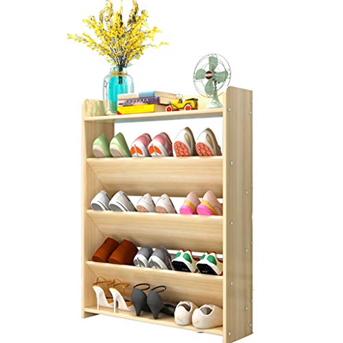 Shoe rack Fuerte Zapatero de Madera Moderno Mueble pequeño for el hogar de Gran Capacidad y económico de múltiples Capas Almacenamiento en casa