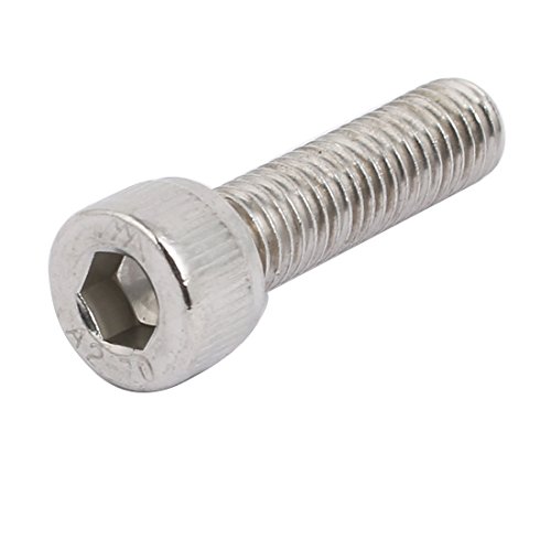 Sourcingmap M8X30mm Tornillo Hexagonal Socket Rosca Inversa De La Mano Izquierda De Acero Inoxidable 304